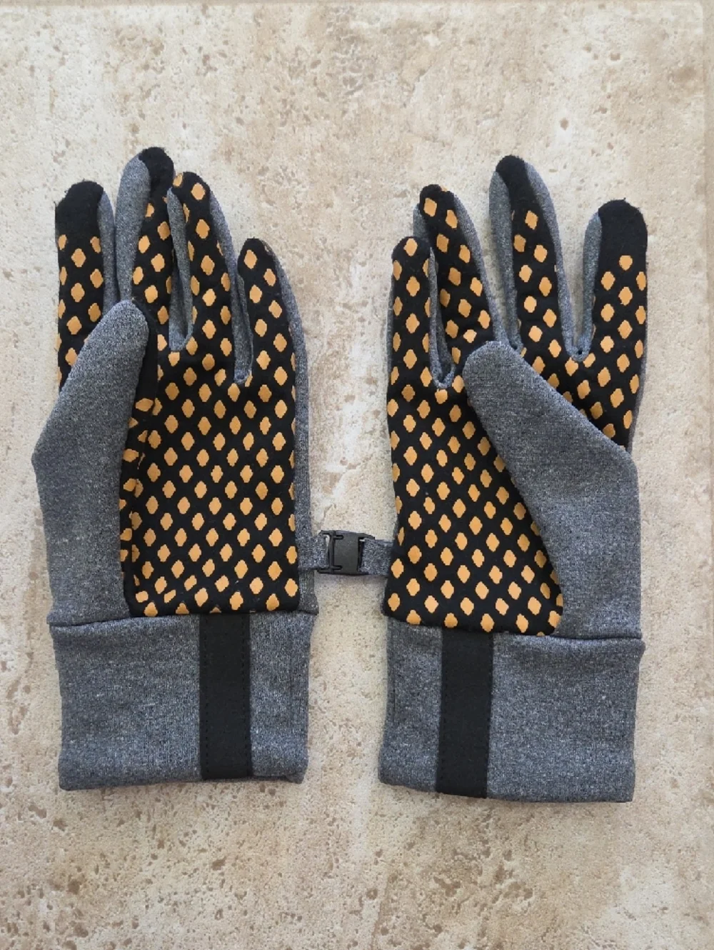 REI Kid's Dark Gray Fleece Touchscreen Gloves